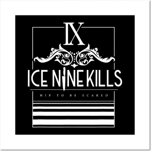 Ice Music Nine Band Kills  - Retro Music Ice Posters and Art